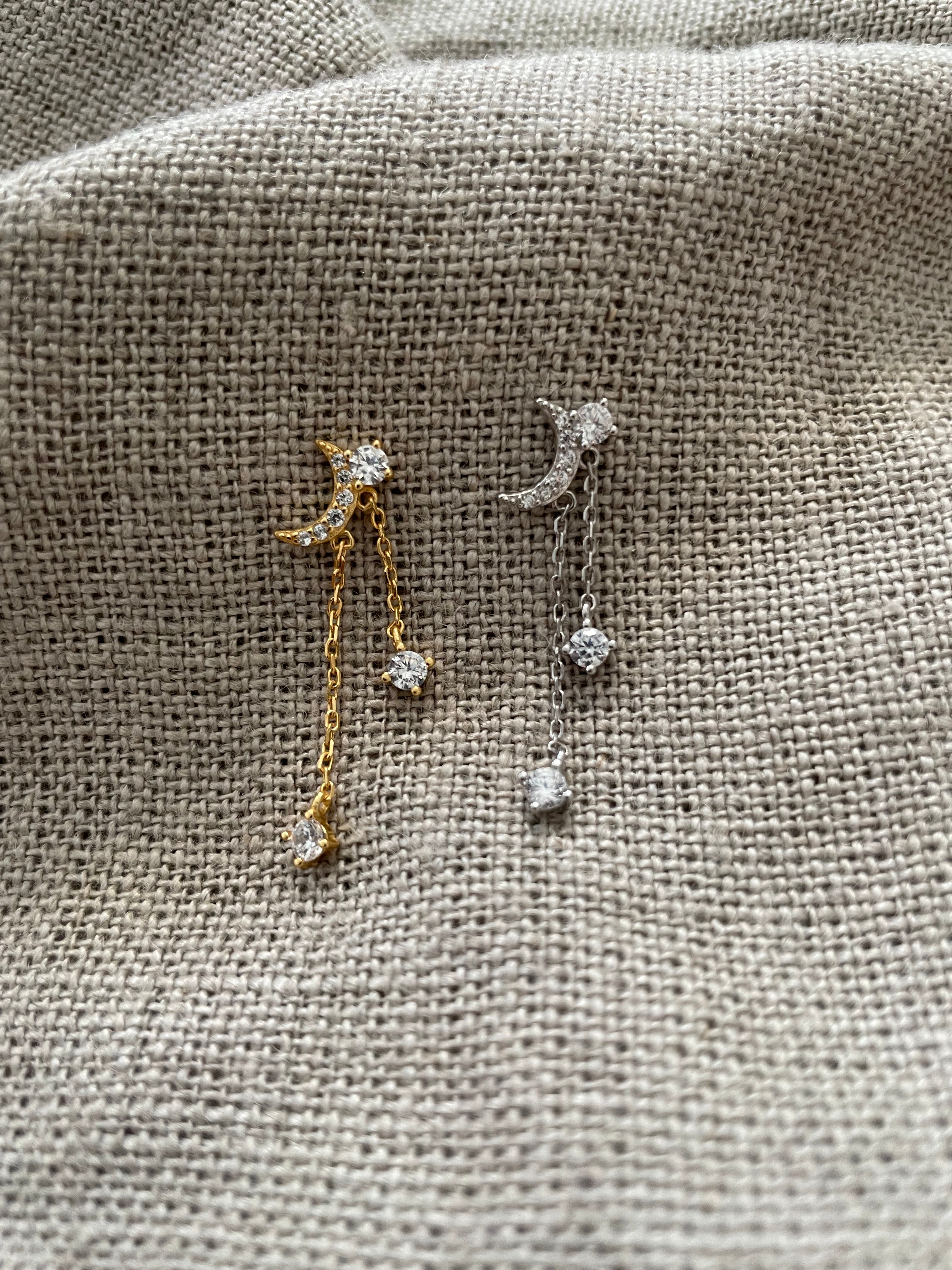 Boucle d'oreille Moon