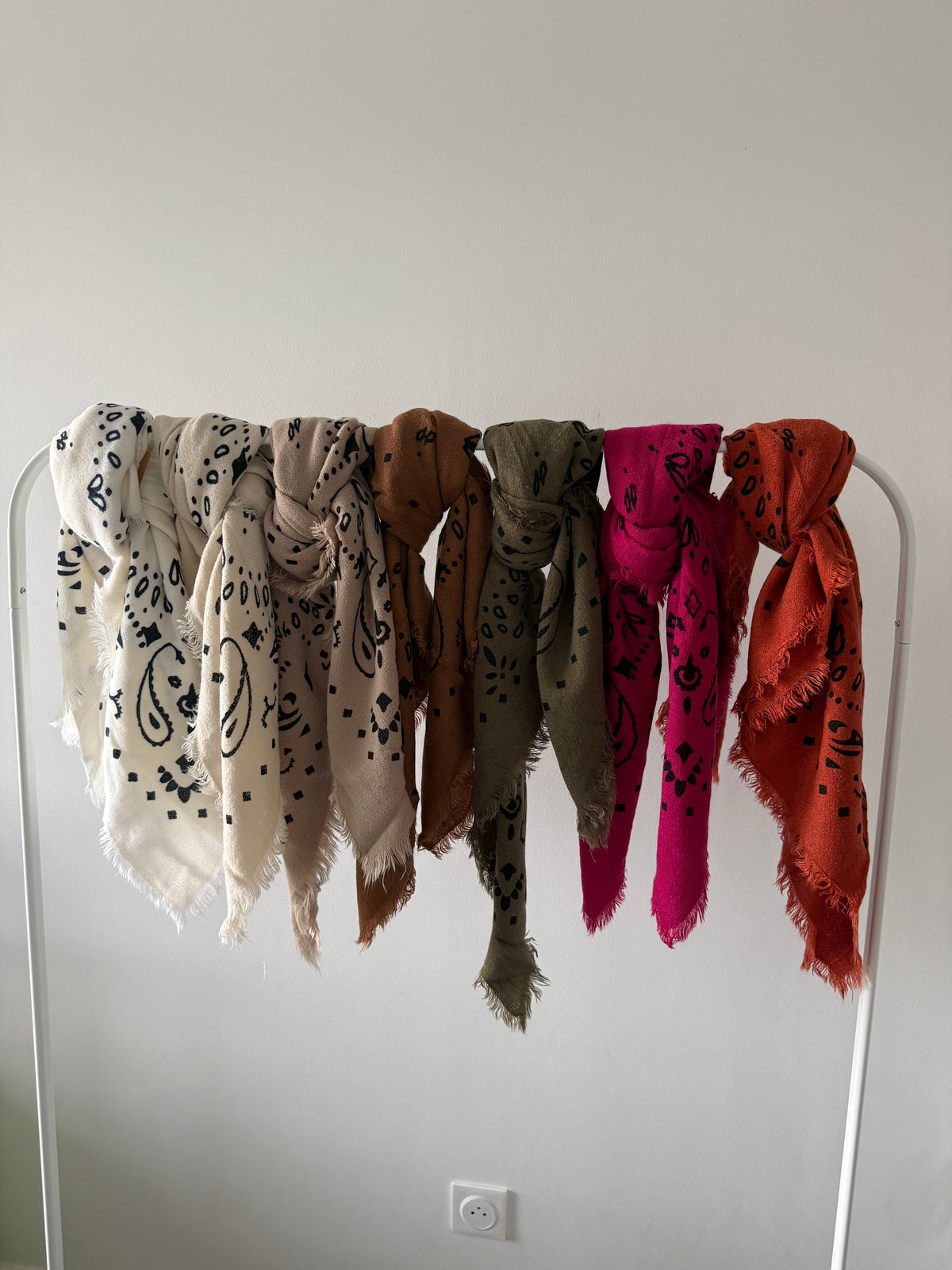 Bandana imprimé I Orange brique