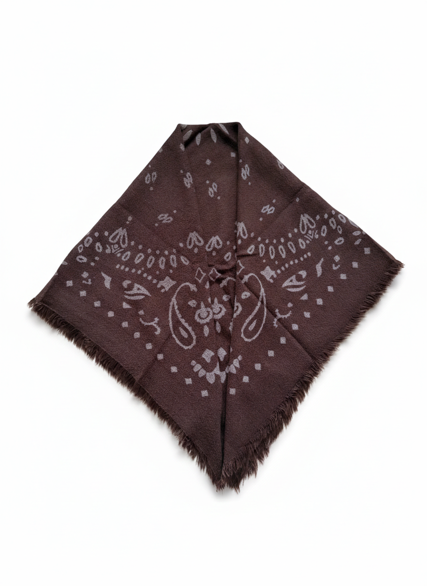 Bandana imprimé I Marron